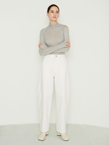 Kand Denim Pants_Ecru - OSTKAKA - Modalova