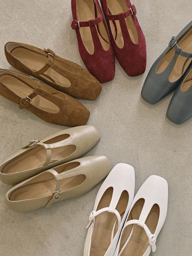 Even T Strap Flat shoes - 5color - LOWFLOW - Modalova