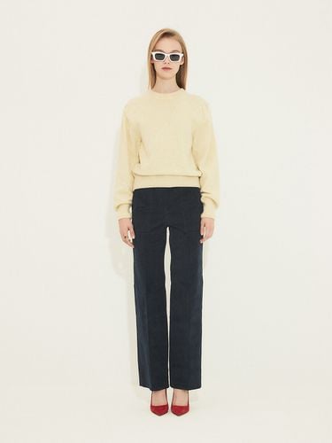 Puff Sleeve Knit 002_Yellow - MUDIDI - Modalova