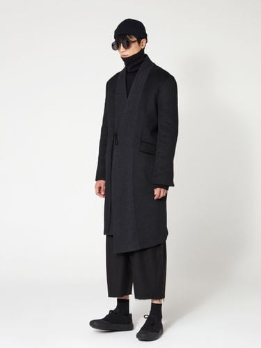 DGNAK Unbalance Wool Robe Coat _ - DGNAK12 - Modalova