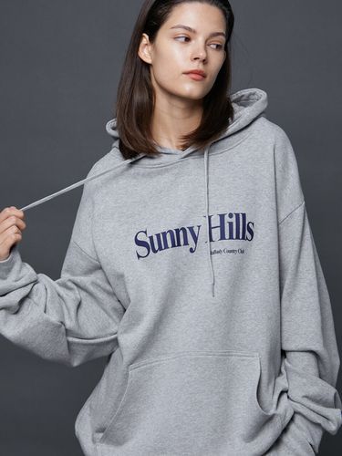 Sunny Hills Hoodie Melange Gray - STAFFONLY - Modalova