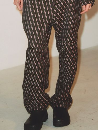 Knee Work Pants with Geometric Pattern (Muti) - MISTERCHILD - Modalova