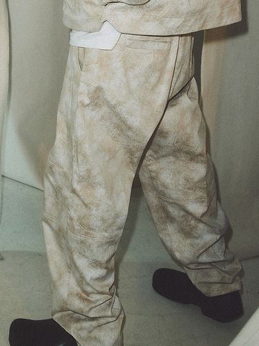 Knee Work Pants (Beige) - MISTERCHILD - Modalova