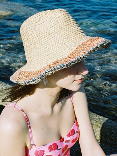 Shore Straw Fedora Hat - / / - MISU A BARBE - Modalova