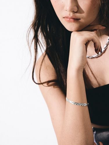 Plain Silver Bracelet - Pepe Zoo - Modalova