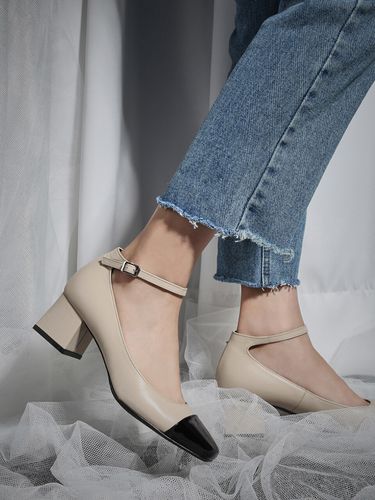 Helen Strap Pumps Heel - 2color - LOWFLOW - Modalova