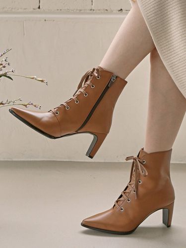 Berg Lace Up Ankle Boots - 2color - LOWFLOW - Modalova