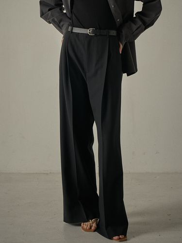 Timeless Wool Pants_Black - FACADE PATTERN - Modalova