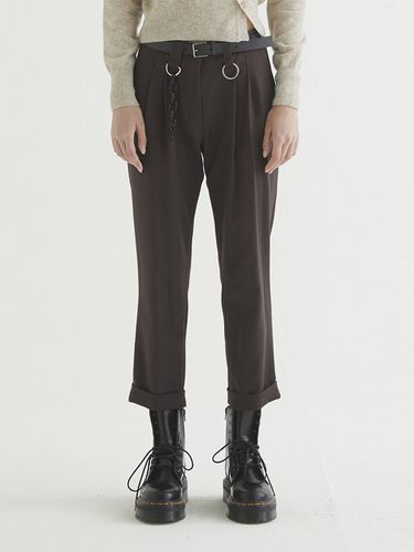 Slim Broken Chain Pants Brown - MSKN2ND - Modalova