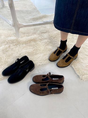 Oxford Mary Jane T Strap Loafer - treten - Modalova