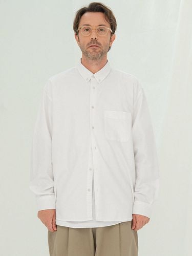 Loose-Fit Cotton Oxford Shirt White - HALBKREIS LAYOUT - Modalova