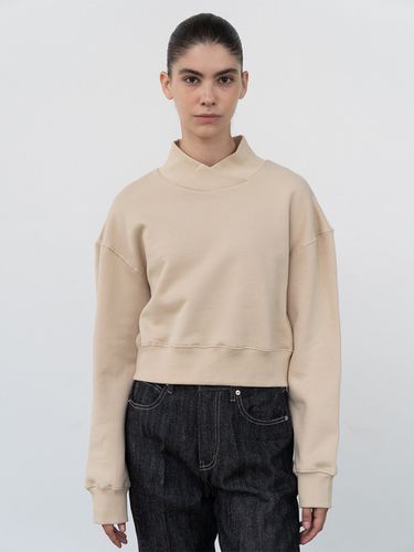 Cotton Half-neck Short Sweatshirt () - LE - Modalova