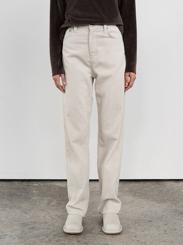 Corduroy Straight Pant_Light Grey - LE - Modalova