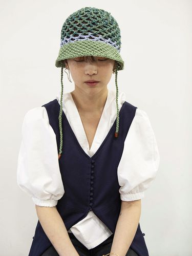 Windy Bucket Hat - Green - MISU A BARBE - Modalova