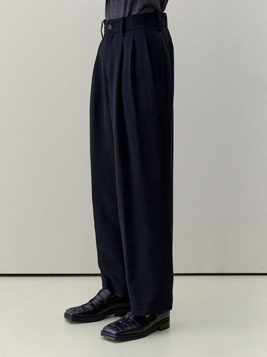 Silk and Wool-Blend Wide Balloon Pants - NOIRER - Modalova