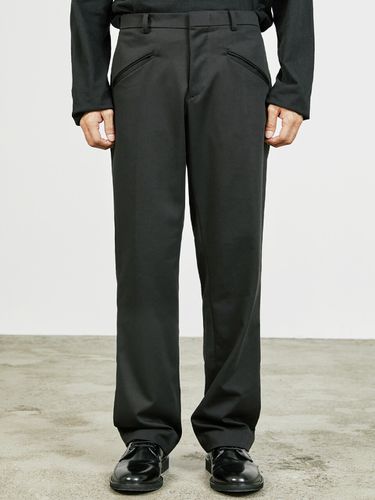 Essential Welt Pocket Slacks_Black - S SY - Modalova