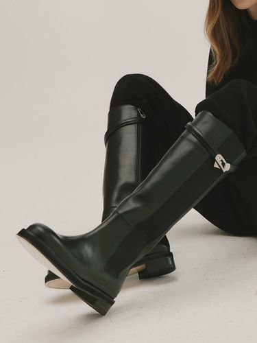 Chelsea Long Boots - Black (B21F47) - BLANC TOE - Modalova