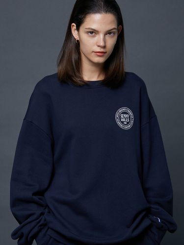 Sunny Hills S-Logo Sweatshirt Navy - STAFFONLY - Modalova