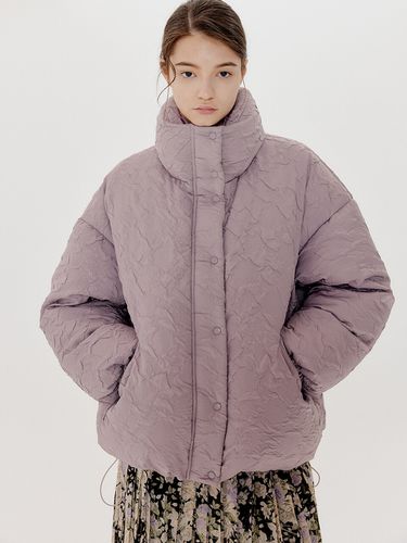 Rose Pattern Down Puffer Jacket () - ouel - Modalova