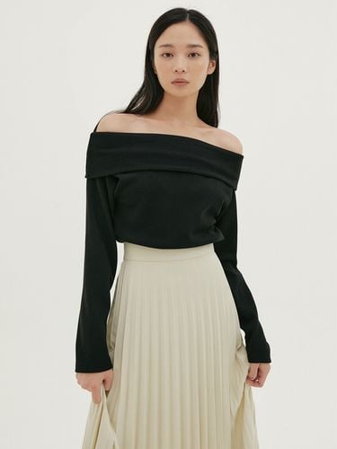 Noi Off-shoulder Knit_Black - REORG - Modalova