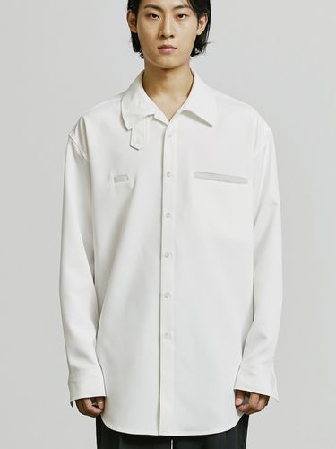 Balmacaan Welt Pocket Shirt Jacket_White - S SY - Modalova