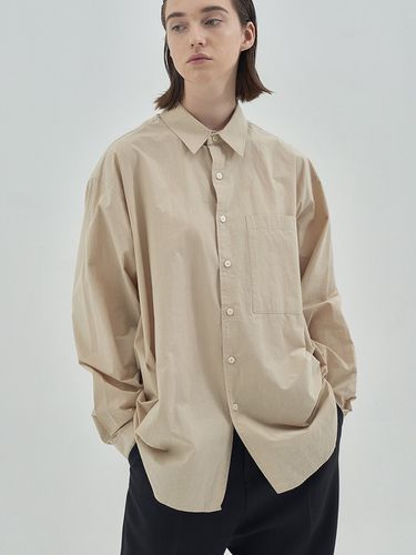 Unisex Overfit High-Density Cotton Shirt - ANOUTFIT - Modalova