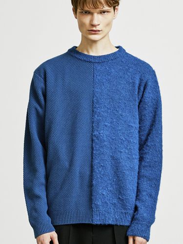 Division Mohair and Solid Knit_Blue - S SY - Modalova