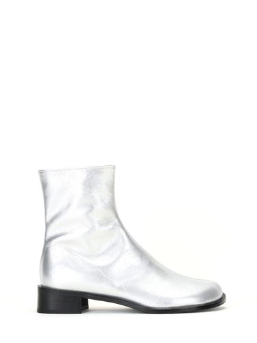 Flat Ankle Boots_Silver - THREE TO EIGHTY - Modalova