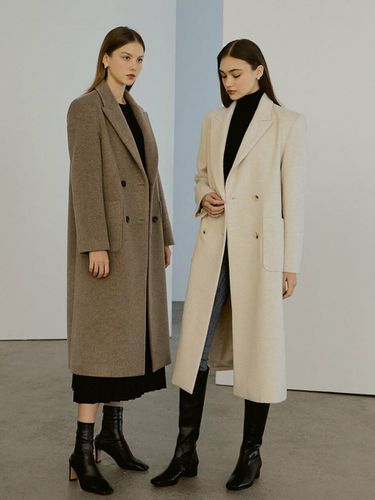 Standard Cashmere Double Long Coat_2 Colors - RE_L - Modalova