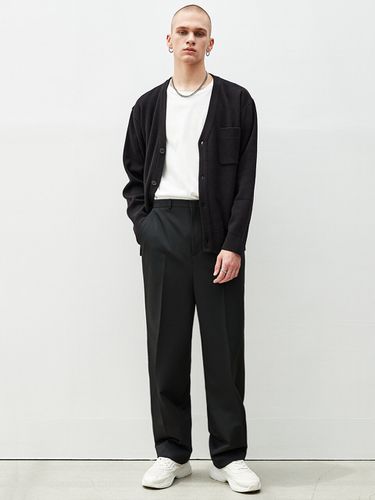 Semi-Wide Fit Trousers Black - EZIO - Modalova