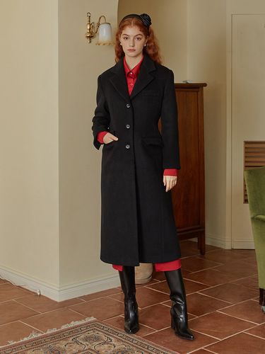 Wool Single Coat - ILLUSTRIS ILLUSION - Modalova