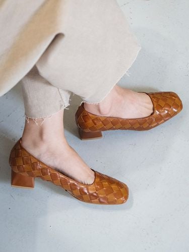 BENNETT MID HEEL BROWN - HYOON - Modalova