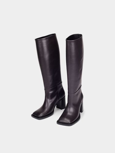 Nora Knee High Boots - Brown - TONNO22 - Modalova