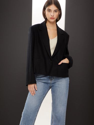 Wool Rich Tailored Cropped Jacket () - DEKAVV - Modalova