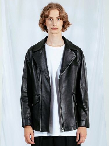 Lambskin Boa Fleece Collar Jacket - SLOW UNIVERSE - Modalova