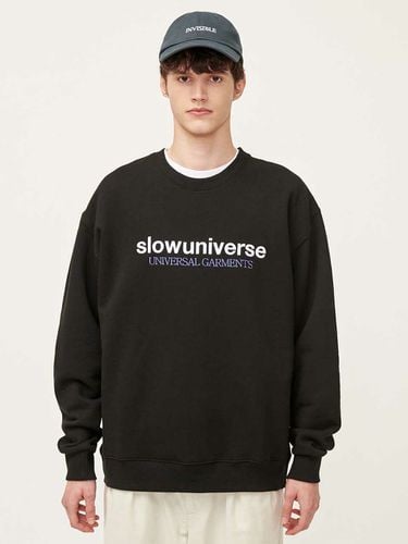 Universal Garment Fleece-Back Sweatshirt - SLOW UNIVERSE - Modalova