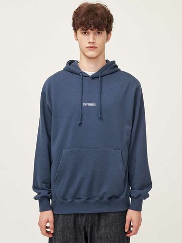 Flow Bridge Printed Hoodie Navy - SLOW UNIVERSE - Modalova