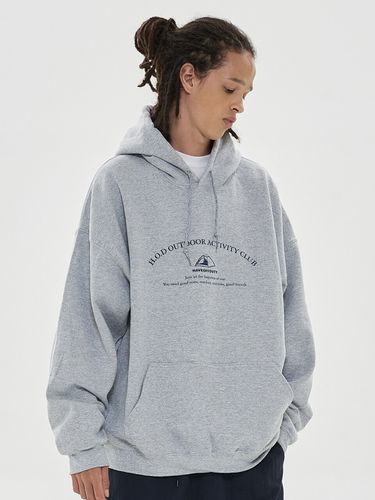 Outdoor Club Hoodie Gray - HAVEOFFDUTY - Modalova