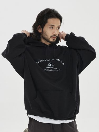 Outdoor Club Hoodie Black - HAVEOFFDUTY - Modalova