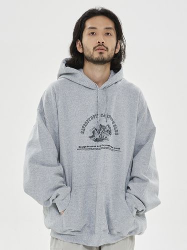 Camping Club Hoodie Gray - HAVEOFFDUTY - Modalova