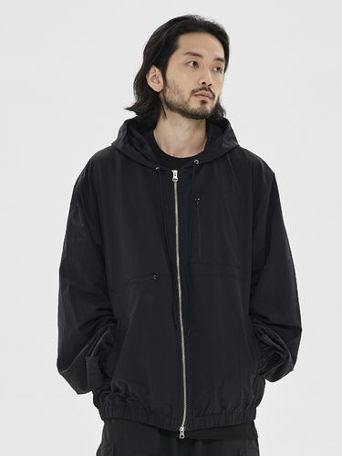 Nylon Work Hooded Jacket Black - HAVEOFFDUTY - Modalova