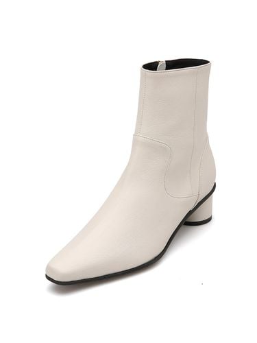 Gita Ankle Boots - White - amellie - Modalova