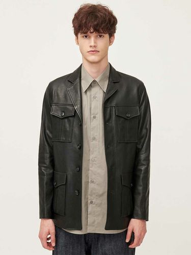 Lamskin BDU Jacket Black - SLOW UNIVERSE - Modalova