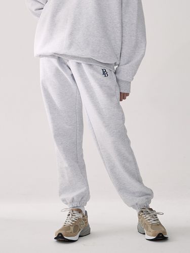 PB Logo Sweatpants_White Melange - PaperBoy - Modalova