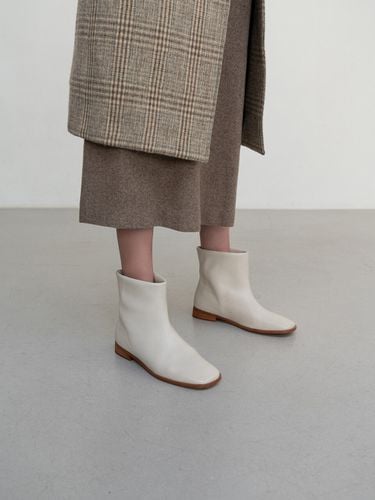 Wide Ankle Boots - Cream - ROH SEOUL - Modalova