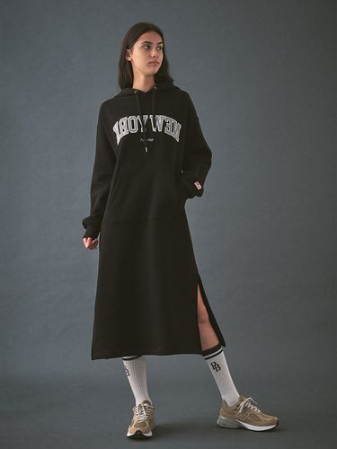 New York Hoodie Dress_Black - PaperBoy - Modalova