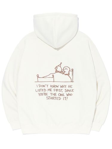 Fleece-lined mmM Illustration Embroidery Hoodie - CPGN - Modalova