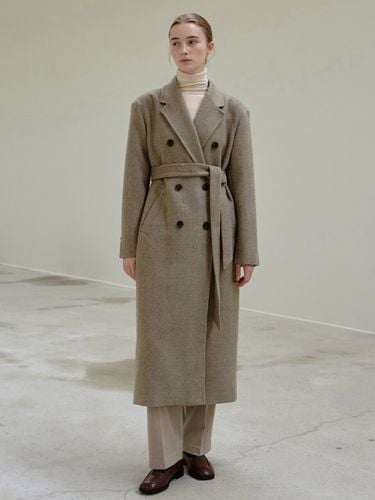 Tailored Double Coat (Light Brown) - NICK&NICOLE - Modalova