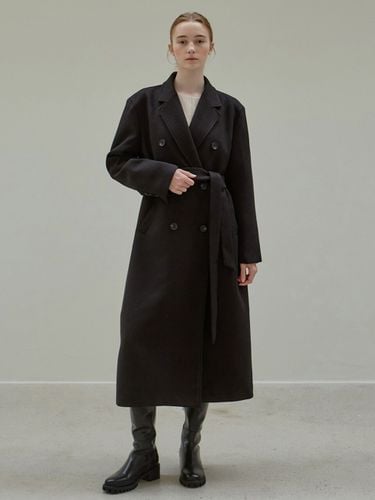 Tailored Double Coat (Black) - NICK&NICOLE - Modalova