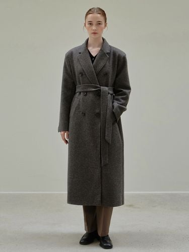 Tailored Double Coat (Charcoal) - NICK&NICOLE - Modalova